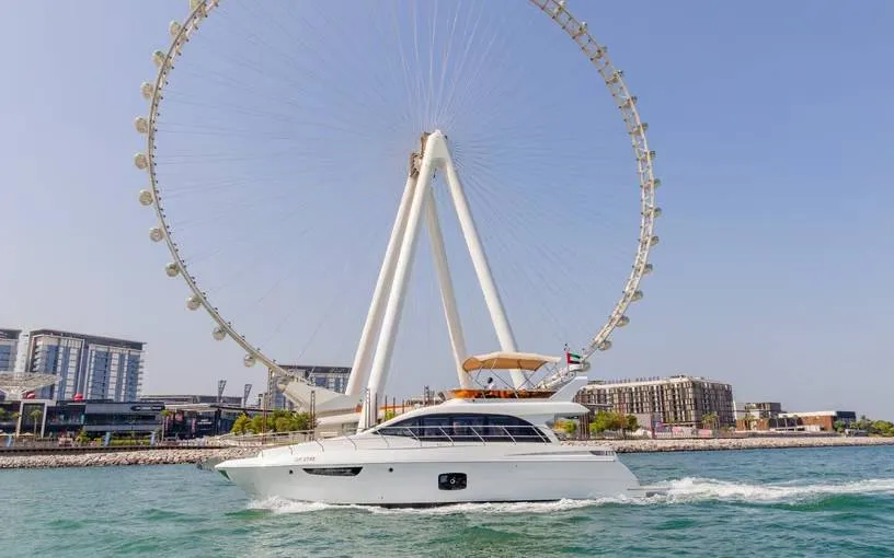 Rio 52 ft Luxury Power Boat in Dubai Harbour