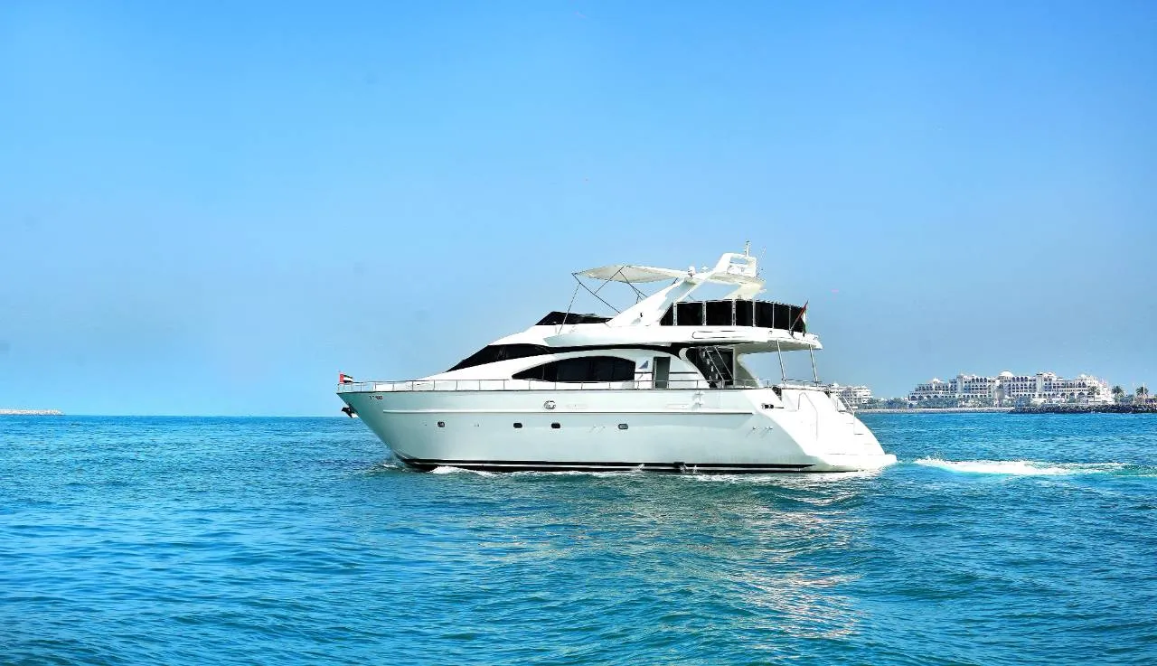 Azimut 80 Luxury Flybridge Yacht Experience - Starting from 1299 AED